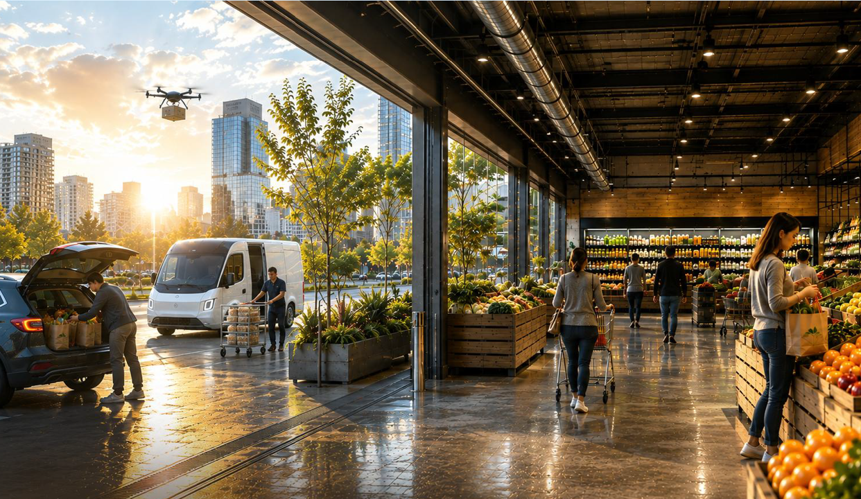 Le supermarché du futur